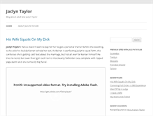 Tablet Screenshot of jaclyn-taylor.com